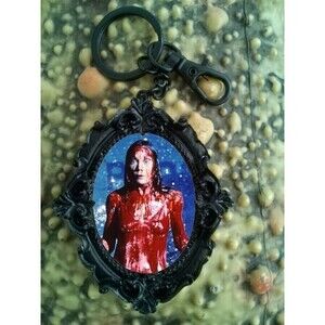 Carrie Keychain Stephen King Book Lover Gifts Horror Movie Backpack Accessory